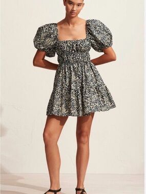 Matteau Shirred Daisy Dress - medium